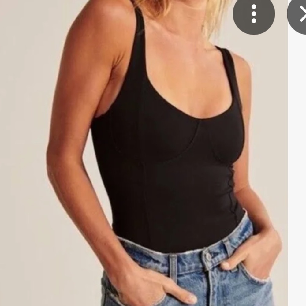 Abercrombie & Fitch Corset Bodysuit